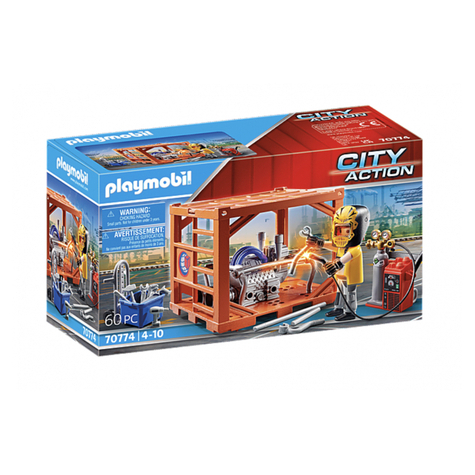 Playmobil City Action - Παραγωγή εμπορευματοκιβωτίων (70774)