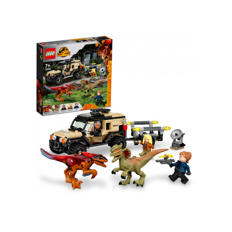 LEGO Jurassic World - Μεταφορά Πυρροράπτορα & Διλοφόσαυρου (76951)