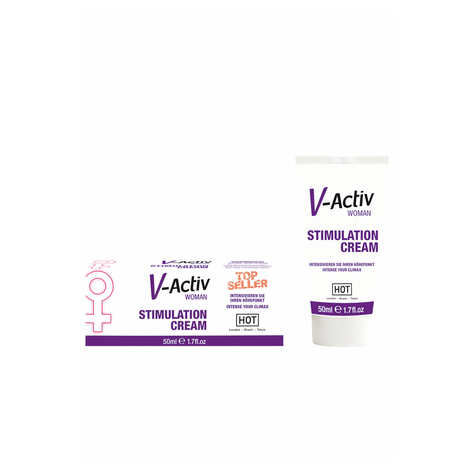 κρέμες τζελ λοσιόν σπρέι διεγερτικό : hot v-activ stim.creme woman 50ml