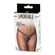 amorable by rimba mini g-string with zipper one size black