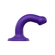 strap-on-me dual density dildo purple s