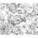 Μη υφασμένη ταπετσαρία φωτογραφιών - παρτέρι λουλουδιών - μέγεθος 300 x 250 cm